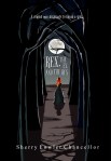Vector illustration of girl walking through a mysterious dark&nbsp;forest